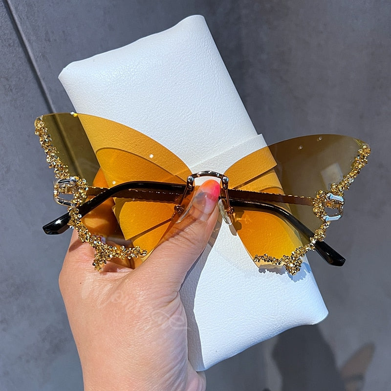 Diamond Butterfly Sunglasses⚠️