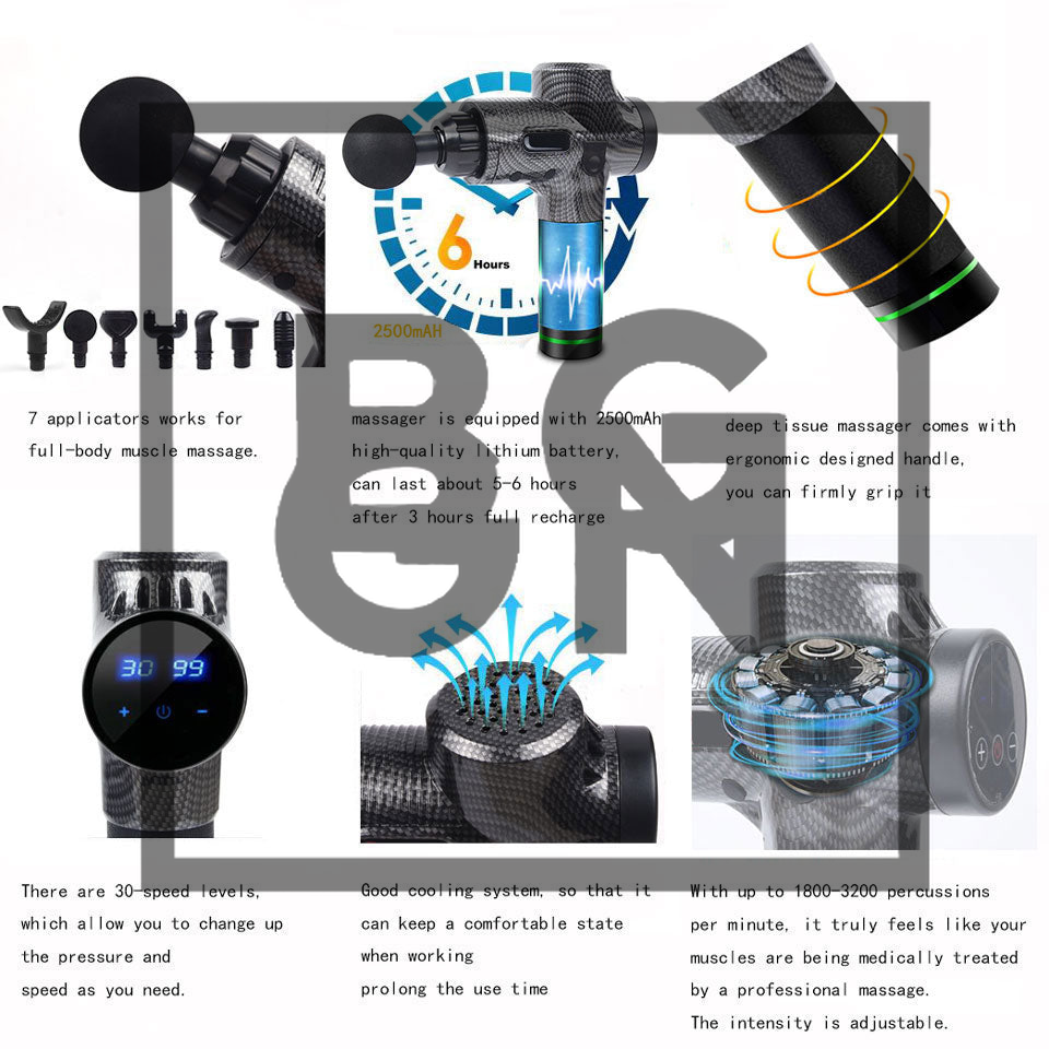 Electric Muscle Gun Massager ⚠️