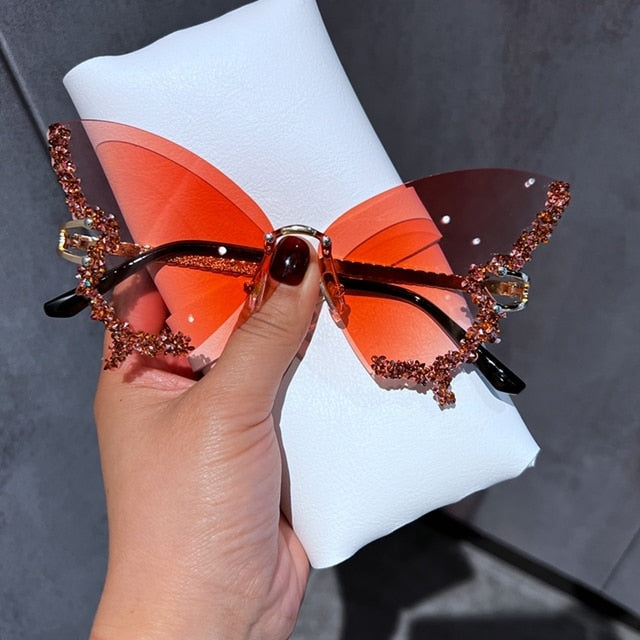 Diamond Butterfly Sunglasses⚠️
