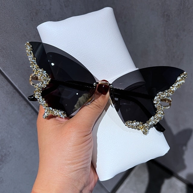 Diamond Butterfly Sunglasses⚠️