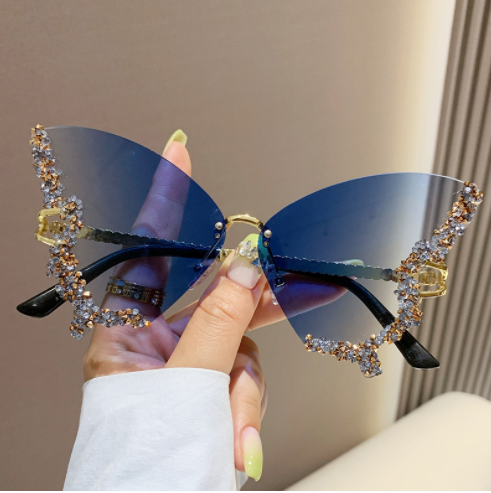 Diamond Butterfly Sunglasses⚠️