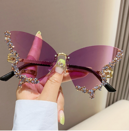 Diamond Butterfly Sunglasses⚠️